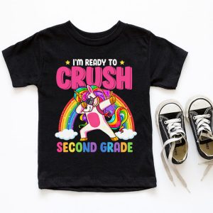 Back To School 2023 Crush 2nd Grade Unicorn Girls Gift T-Shirt 1 6 Crush 2ND GRADE Dabbing Unicorn Back to School Girls Gift T Shirt A 6