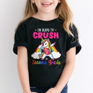 Crush 2nd Grade Dabbing Unicorn Back to School Girls Gift T Shirt 2