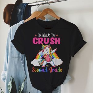 Back To School 2023 Crush 2nd Grade Unicorn Girls Gift T-Shirt 2