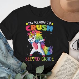 Crush 2nd Grade Dabbing Unicorn Back to School Girls Gift T Shirt b 3