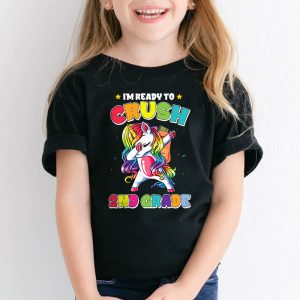 Back To School 2023 Crush 2nd Grade Unicorn Girls Gift T-Shirt 4 2 Crush 2nd Grade Dabbing Unicorn Back to School Girls Gift T Shirt c 2