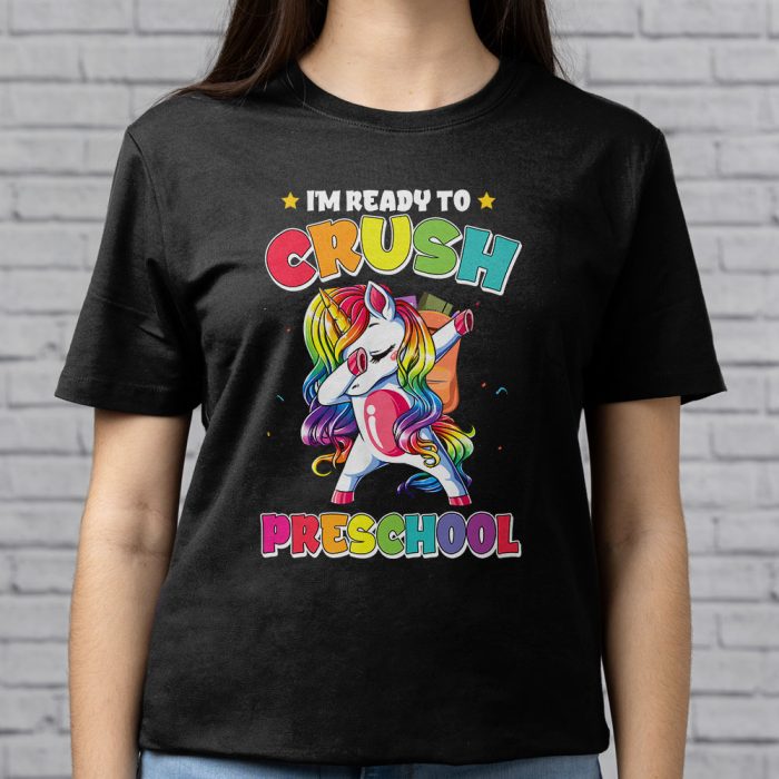 Crush Preschool Dabbing Unicorn Back to School Girls Gift T Shirt c 5