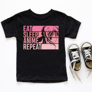 Eat Sleep Anime Gaming Repeat Kawaii Otaku Anime Manga T Shirt 5 2