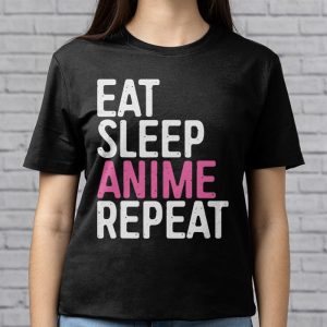 Eat Sleep Anime Gaming Repeat Kawaii Otaku Anime Manga T Shirt 5 3