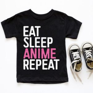 Eat Sleep Anime Gaming Repeat Kawaii Otaku Anime Manga T Shirt 6 1