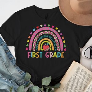 First Grade Rainbow Girls Boys Teacher Team 1st Grade Squad T Shirt 4