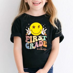 First Grade Vibes 1st Grade Team Retro 1st Day Of School T Shirt 2 5