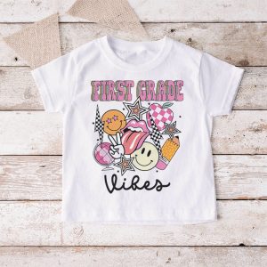 First Grade Vibes 1st Grade Team Retro 1st Day Of School T Shirt 4 1