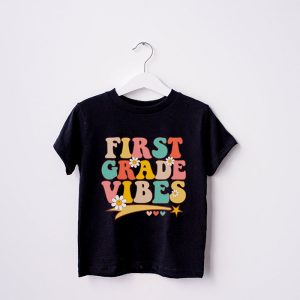 First Grade Vibes 1st Grade Team Retro 1st Day Of School T Shirt 4