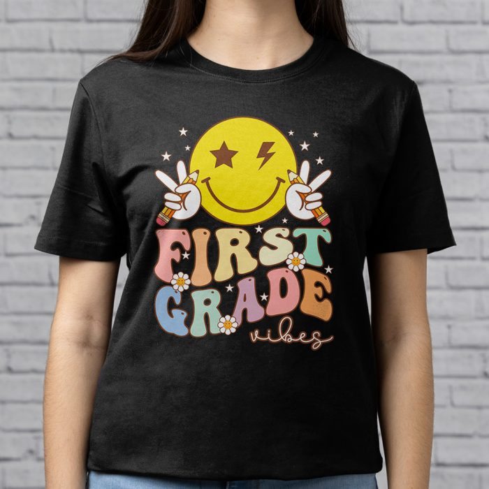 First Grade Vibes 1st Grade Team Retro 1st Day Of School T Shirt 5 2