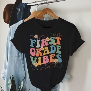First Grade Vibes - 1st Grade Team Retro 1st Day Of School T-Shirt