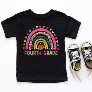 Fourth Grade Rainbow Girls Boys Teacher Team 4th Grade Squad T Shirt 7