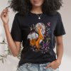 Fox Japanese Cherry Blossom Flower Vintage Gift T Shirt
