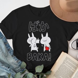 Funny Anime Baka Rabbit Slap Japanese Gift T Shirt 2 2