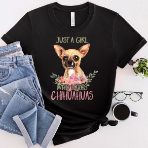 Funny Chihuahua Design For Girls Kids Women Chihuahua Lovers T-Shirt 2