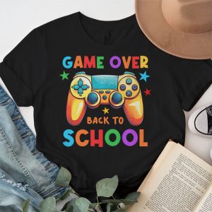 Game Over Back To School Funny First Day School Kids Boys T Shirt 2 1