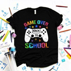 Game Over Back To School Funny First Day School Kids Boys T Shirt 3 2