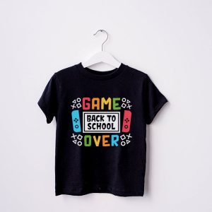 Game Over Back To School Funny First Day School Kids Boys T Shirt 4 3