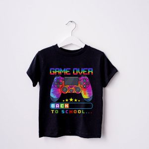 Game Over Back To School Funny First Day School Kids Boys T Shirt 4