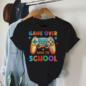 Game Over Back To School Funny First Day School Kids Boys T-Shirt