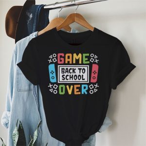 Game Over Back To School Funny First Day School Kids Boys T-Shirt