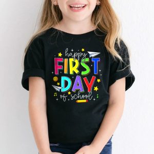 Happy First Day Of School Back To School Teacher Student Kid T Shirt 3 1