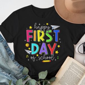 Happy First Day Of School Back To School Teacher Student Kid T Shirt 4 1