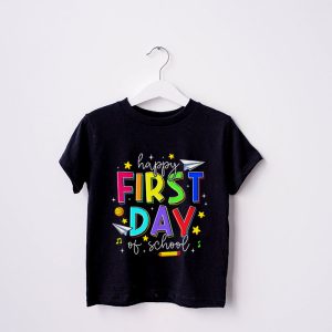 Happy First Day Of School Back To School Teacher Student Kid T Shirt 5 1