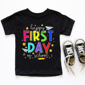 Happy First Day Of School Back To School Teacher Student Kid T Shirt 6 1