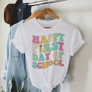 Happy First Day Of School Shirt Teachers Kids Back To School T Shirt 1 10