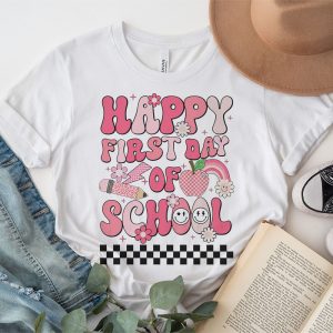 Happy First Day Of School Shirt Teachers Kids Back To School T Shirt 3 9