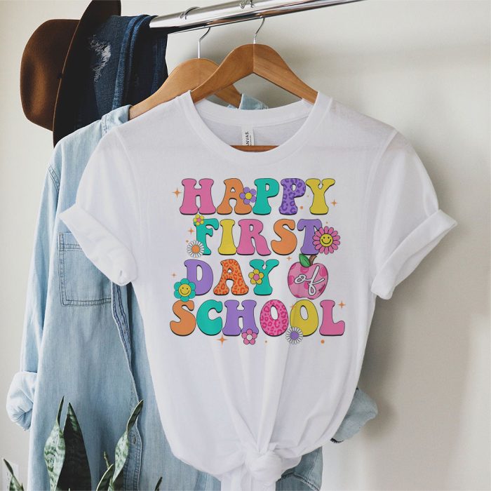 Happy First Day Of School Shirt Teachers Kids Back To School T Shirt c 1 1