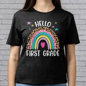 Hello 1st Grade Rainbow Back To School Teacher Student T Shirt B 5