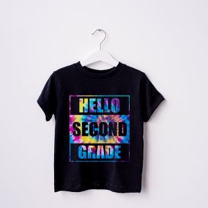 Hello 2ND Grade Teachers Students Tie Dye Back To School T Shirt 8 1