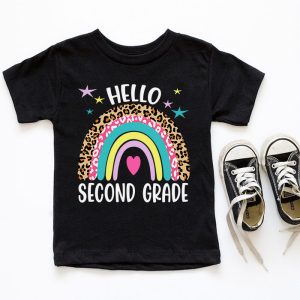 Hello 2nd Grade Rainbow Back To School Teacher Student T Shirt B 6