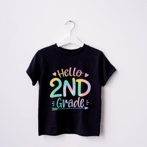 Hello 2nd Grade Teachers Students Tie Dye Back To School T Shirt 8