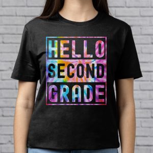 Hello 2nd Grade Teachers Students Tie Dye Back To School T Shirt 9 2