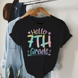 Hello 7th Grade Teachers Students Tie Dye Back To School T-Shirt