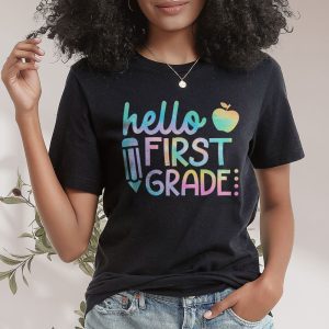 Hello First Grade Tie Dye Teachers Kids Back to School T Shirt c 2