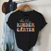 Hello Kindergarten Back To School Groovy Teacher Student T-Shirt 1-1