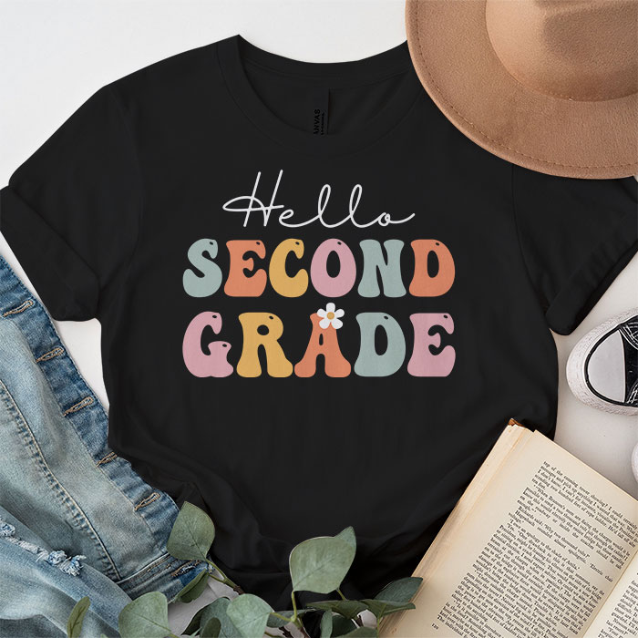 Hello-Kindergarten-Back-To-School-Groovy-Teacher-Student-T-Shirt-1-4-1 Hello Kindergarten Back To School Groovy Teacher Student T Shirt 1 4 1