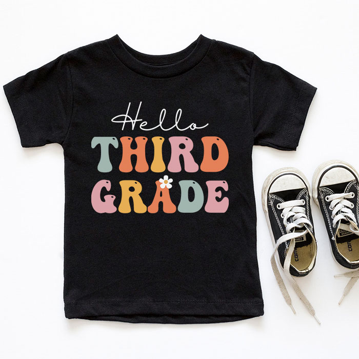 Hello-Kindergarten-Back-To-School-Groovy-Teacher-Student-T-Shirt-1-5-4 Hello Kindergarten Back To School Groovy Teacher Student T Shirt 1 5 4