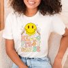 Hello Kindergarten Back To School Groovy Teacher Student T-Shirt 2-3