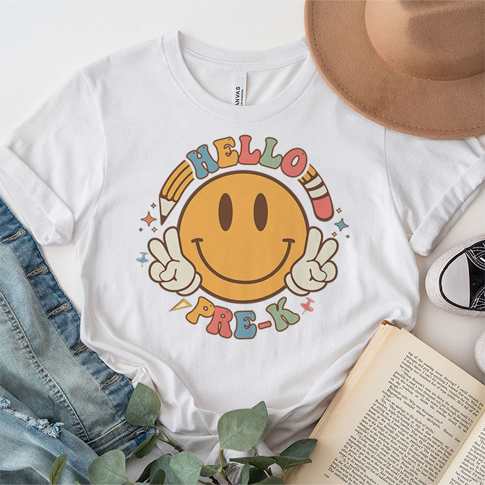 Hello-Kindergarten-Back-To-School-Groovy-Teacher-Student-T-Shirt-3-1-2 Hello Kindergarten Back To School Groovy Teacher Student T Shirt 3 1 2