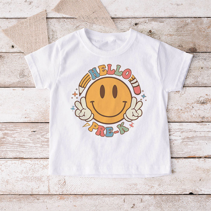 Hello-Kindergarten-Back-To-School-Groovy-Teacher-Student-T-Shirt-3-1-4 Hello Kindergarten Back To School Groovy Teacher Student T Shirt 3 1 4