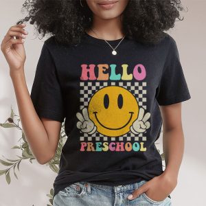 Hello Preschool Back To School Special Groovy Teacher Student T-Shirt 1 1 Hello Kindergarten Back To School Groovy Teacher Student T Shirt 4 1 1