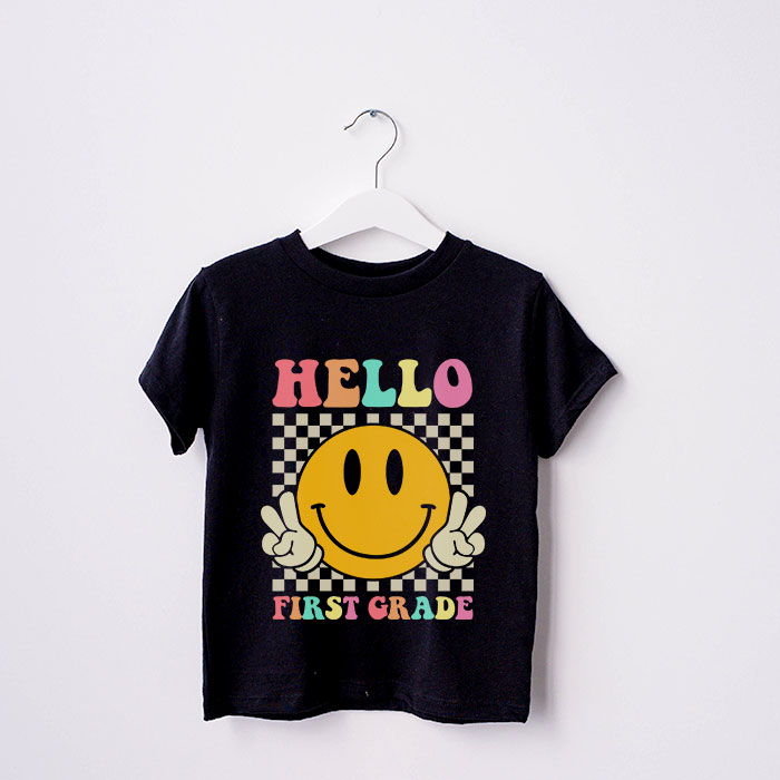 Hello-Kindergarten-Back-To-School-Groovy-Teacher-Student-T-Shirt-4-3-3 Hello Kindergarten Back To School Groovy Teacher Student T Shirt 4 3 3