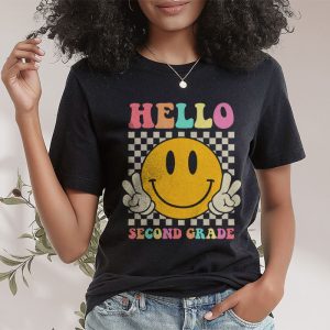Hello 2nd Grade Back To School Special Groovy Teacher Student T-Shirt 4 1 Hello Kindergarten Back To School Groovy Teacher Student T Shirt 4 4 1