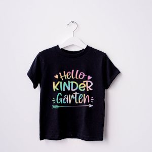 Hello Kindergarten Grade Teachers Students Tie Dye Back To School T Shirt 8