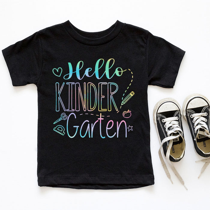 Hello-Kindergarten-Tie-Dye-Teachers-Kids-Back-to-School-T-Shirt-b-10 Hello Kindergarten Tie Dye Teachers Kids Back to School T Shirt b 10